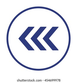  Arrow  icon. Flat design. 