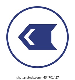  Arrow  icon. Flat design. 