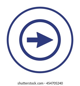  Arrow   icon. Flat design.