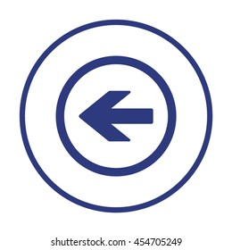  Arrow   icon. Flat design.