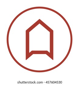  Arrow  icon. Flat design. 