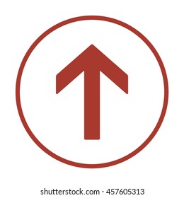  Arrow  icon. Flat design. 