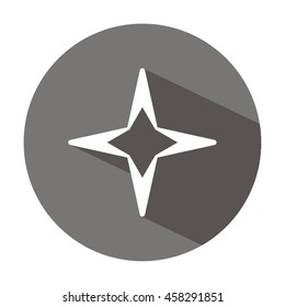  Arrow   icon. Flat design.