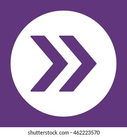 Arrow  icon. Flat design. 