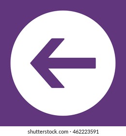  Arrow  icon. Flat design. 