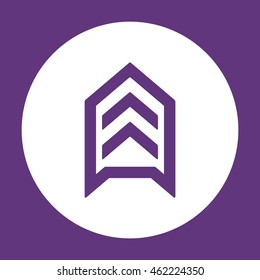  Arrow  icon. Flat design. 