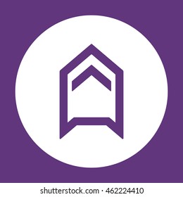 Arrow  icon. Flat design. 