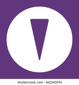  Arrow   icon. Flat design.