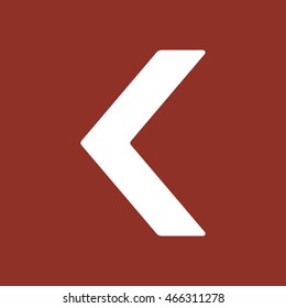  Arrow  icon. Flat design. 