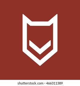  Arrow  icon. Flat design. 