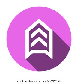  Arrow  icon. Flat design. 