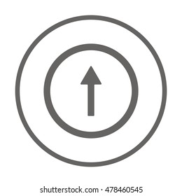  Arrow  icon. Flat design.