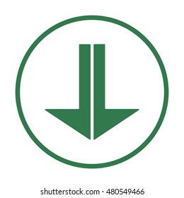  Arrow  icon. Flat design.