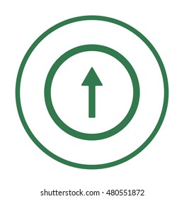  Arrow  icon. Flat design.