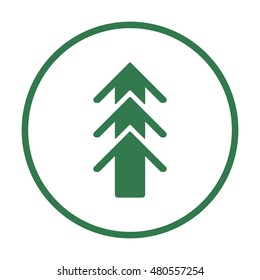  Arrow  icon. Flat design.