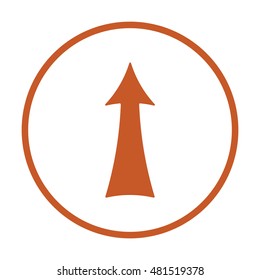  Arrow  icon. Flat design.
