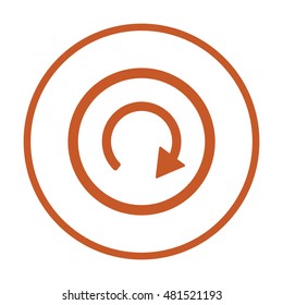  Arrow  icon. Flat design.