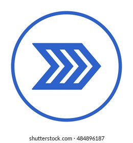  Arrow  icon. Flat design.