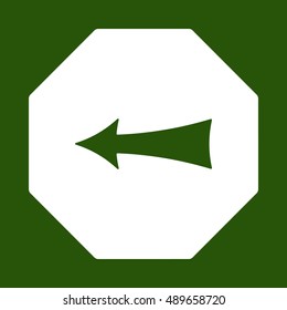  Arrow  icon. Flat design.