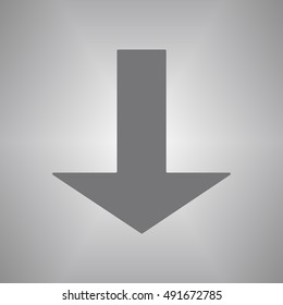  Arrow  icon. Flat design.