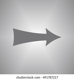  Arrow  icon. Flat design.