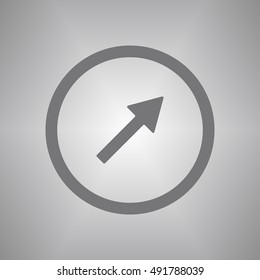  Arrow  icon. Flat design.