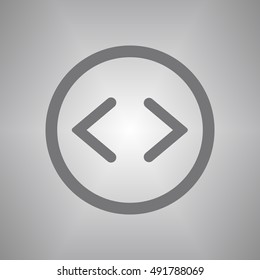  Arrow  icon. Flat design.