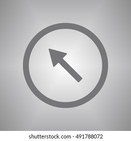  Arrow  icon. Flat design.