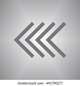  Arrow  icon. Flat design.