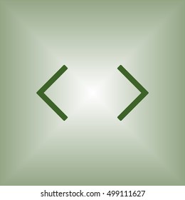  Arrow  icon. Flat design.