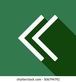  Arrow  icon. Flat design.