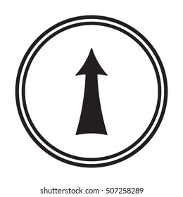  Arrow  icon. Flat design.