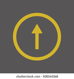  Arrow  icon. Flat design.