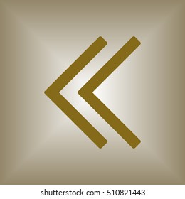 Arrow  icon. Flat design.