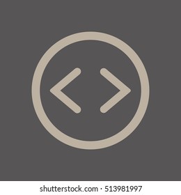 Arrow  icon. Flat design.