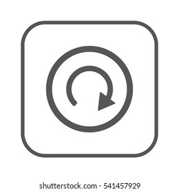  Arrow  icon. Flat design.