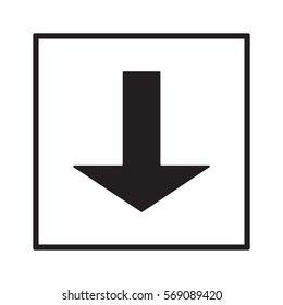  Arrow  icon. Flat design.