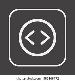  Arrow  icon. Flat design.