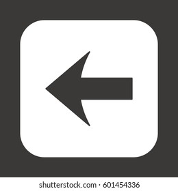  Arrow  icon. Flat design.