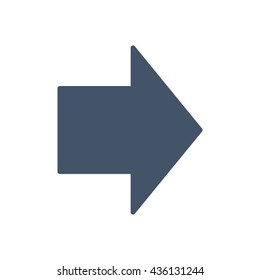 arrow Icon, flat design style