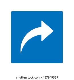 arrow Icon, flat design style