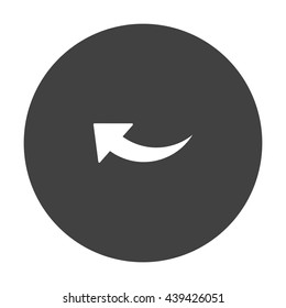 arrow Icon, flat design style