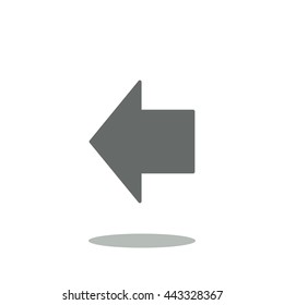 arrow Icon, flat design style