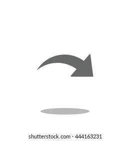 arrow Icon, flat design style