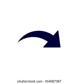 arrow Icon, flat design style