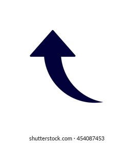 arrow Icon, flat design style