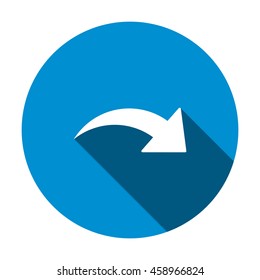 arrow Icon, flat design style