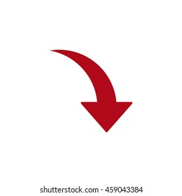 arrow Icon, flat design style