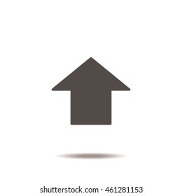 arrow Icon, flat design style