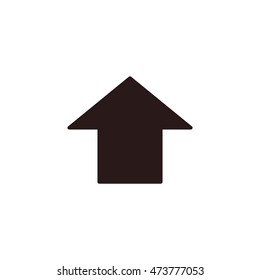 arrow Icon, flat design style